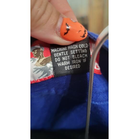 Raw Blue Classics NY #15 Jersey Shirt 2XL Blue Red White Hip Hop Y2K Streetwear - Picture 6 of 6